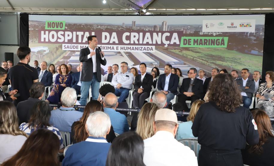 Megaestrutura: governador inaugura Hospital da Criança de Maringá
