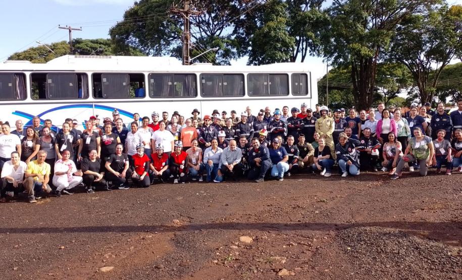 Sesa simula acidente com várias vítimas para treinamento de urgência em Jandaia do Sul