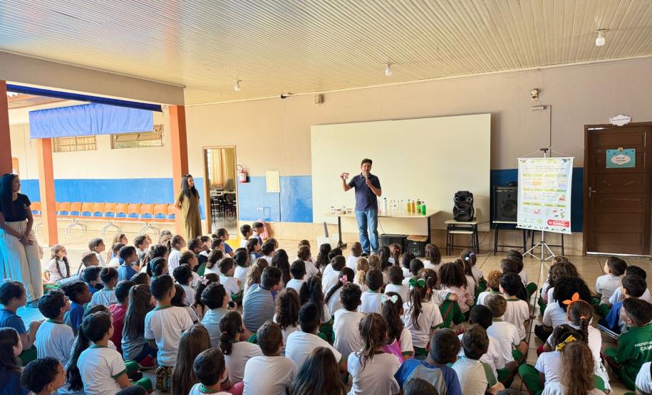 Com foco na prevenção de intoxicações infantis, Saúde amplia ações educativas nas escolas