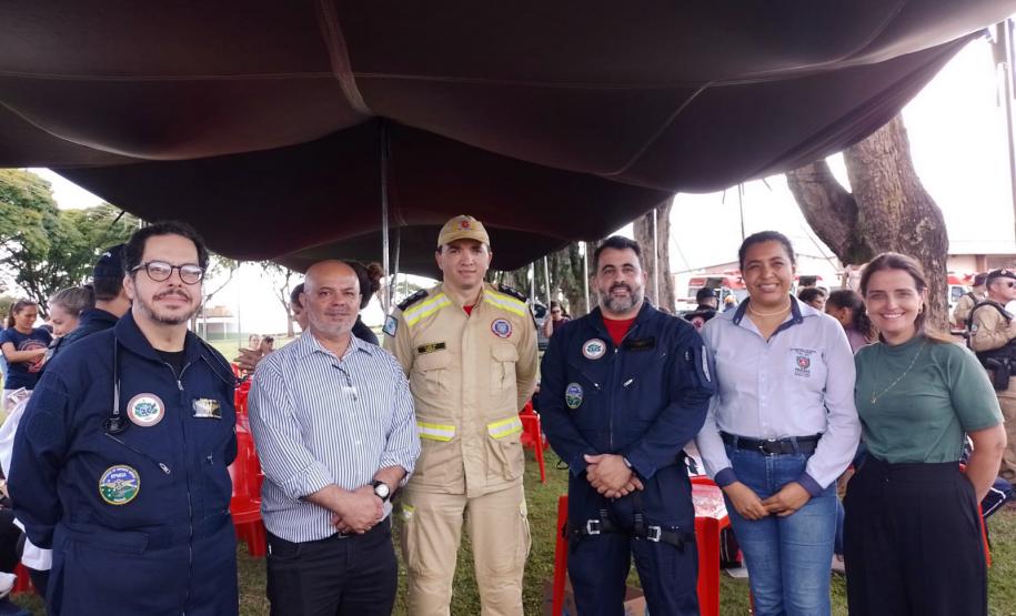 Sesa simula acidente com várias vítimas para treinamento de urgência em Jandaia do Sul