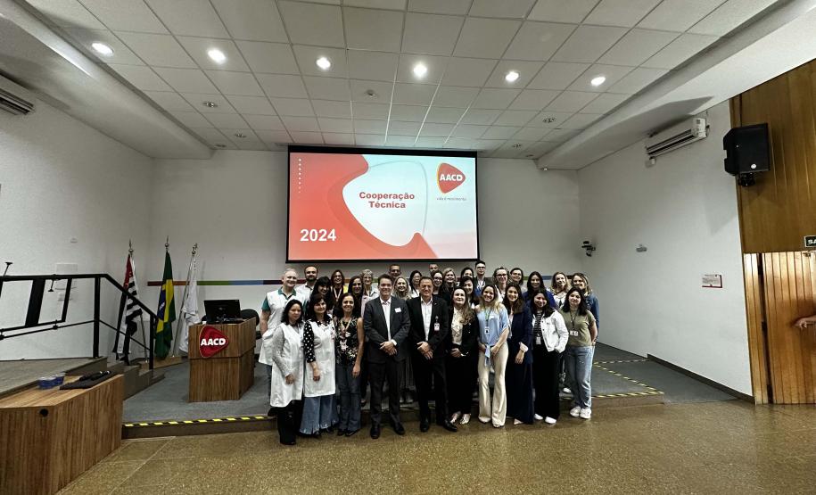 Cooperação técnica: equipe da Saúde do Paraná faz treinamento na AACD em São Paulo