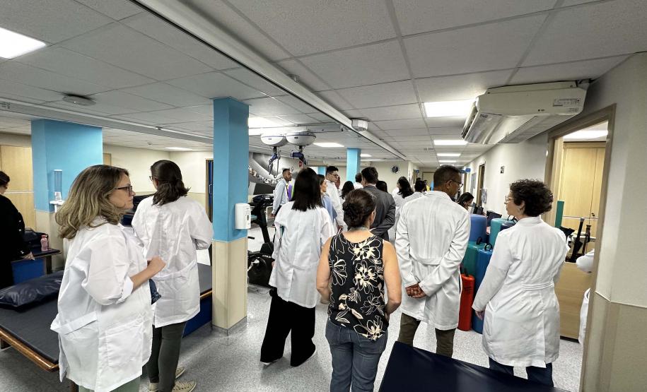 Cooperação técnica: equipe da Saúde do Paraná faz treinamento na AACD em São Paulo