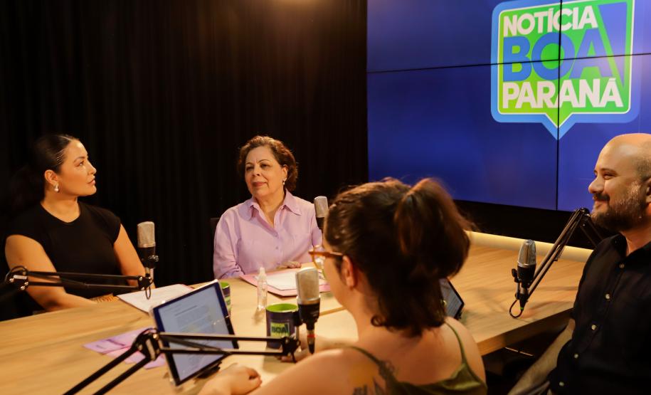 Ações do Paraná Rosa são destaques do podcast Notícia Boa Paraná