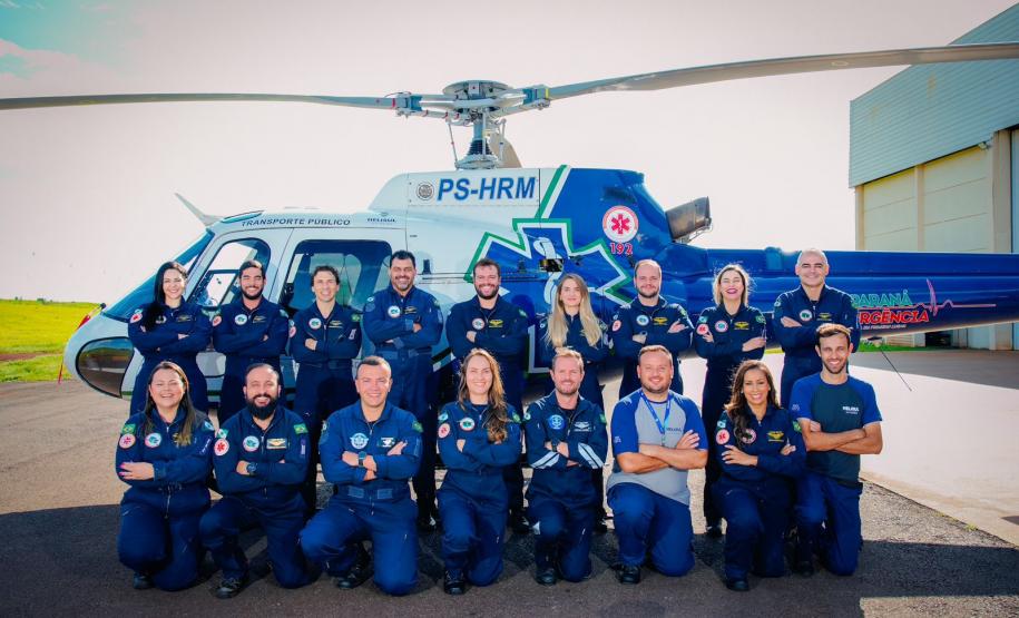 Base Aeromédica de Maringá já realizou mais de cinco mil atendimentos