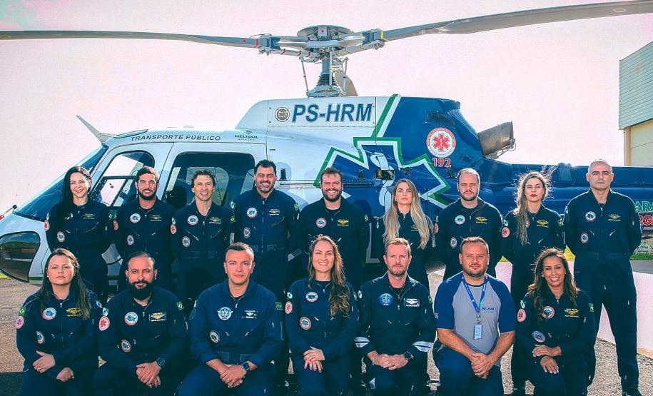 Base Aeromédica de Maringá já realizou mais de cinco mil atendimentos