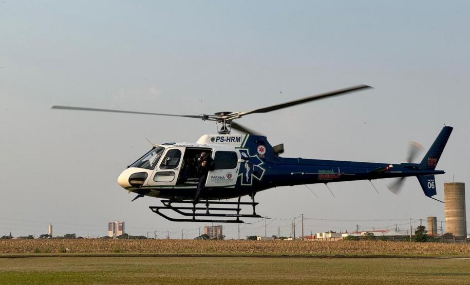 Base Aeromédica de Maringá já realizou mais de cinco mil atendimentos