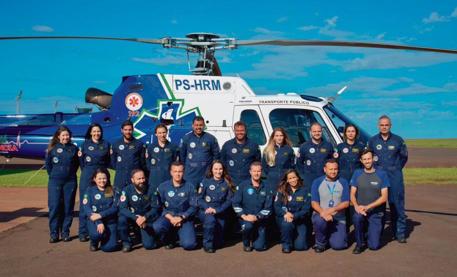 Base Aeromédica de Maringá já realizou mais de cinco mil atendimentos