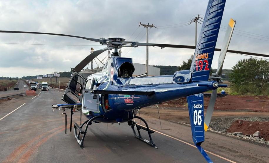 Base Aeromédica de Maringá já realizou mais de cinco mil atendimentos