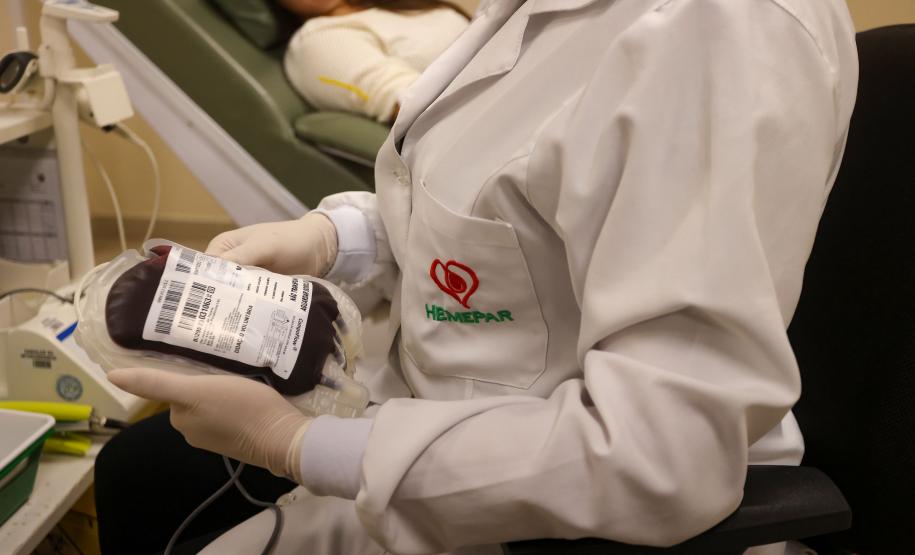 Dia do Doador de Sangue: Hemepar enaltece solidariedade e destaca aumento nas coletas