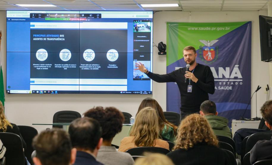 Saúde realiza palestra sobre transparência e combate à corrupção no “Dezembro Transparente”