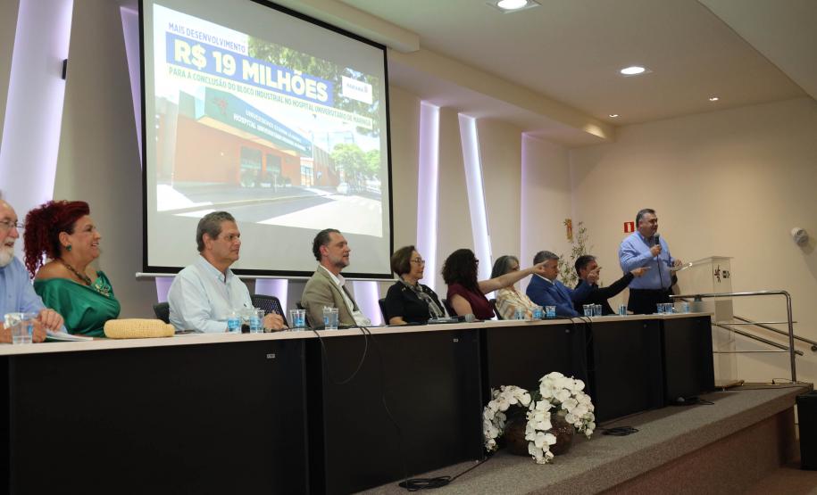 Com R$ 19 milhões do Estado, obras do Bloco Industrial do HU de Maringá serão concluídas