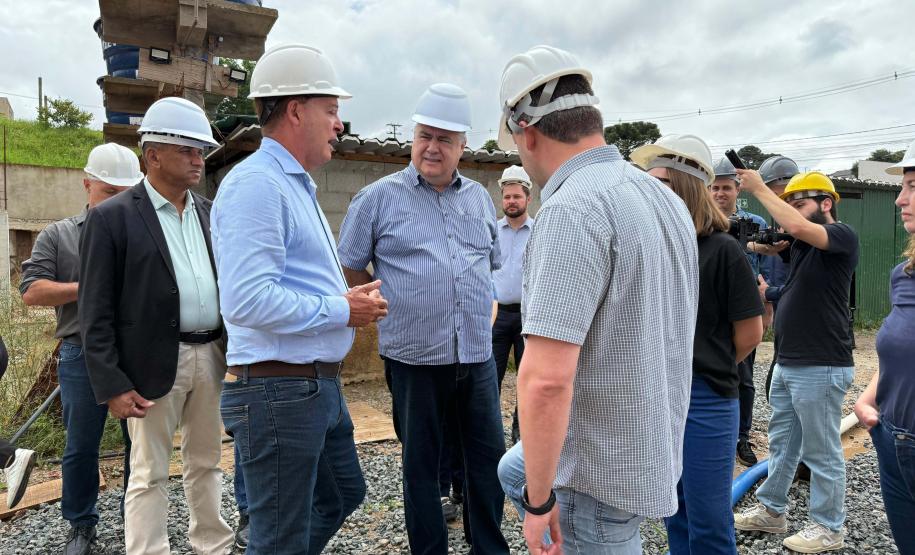 Estado vistoria obras do Hospital de Colombo e do AME de Almirante Tamandaré