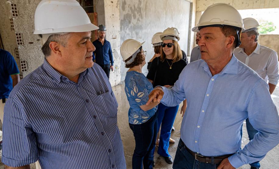 Estado vistoria obras do Hospital de Colombo e do AME de Almirante Tamandaré