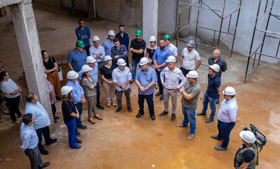 Estado vistoria obras do Hospital de Colombo e do AME de Almirante Tamandaré
