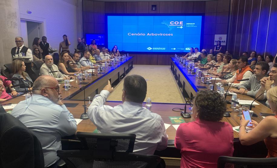 Comitê Intersetorial da dengue recebe apoio do Creci-PR e fortalece ações de enfrentamento