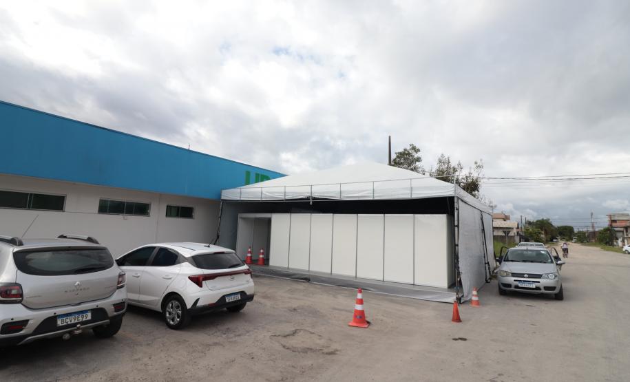 Primeira tenda de apoio à Saúde começa a atender pacientes nesta quinta em Matinhos
