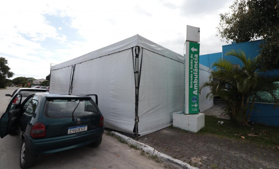 Primeira tenda de apoio à Saúde começa a atender pacientes nesta quinta em Matinhos