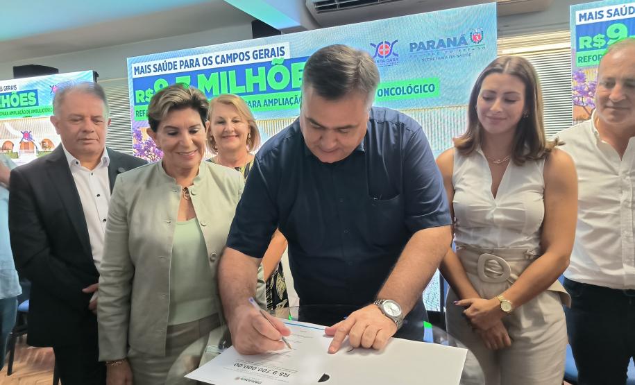 Com aporte de R$ 9 milhões do Estado, Ponta Grossa terá novo ambulatório para oncologia