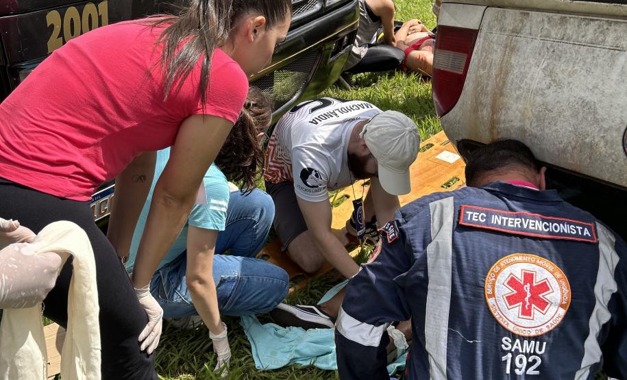 Saúde realiza simulação de incidente com múltiplas vítimas para treinamento de urgência em Londrina