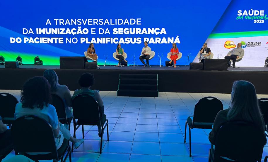 Saúde em Movimento: 3º Encontro Estadual do PlanificaSUS Paraná discute Segurança do Paciente e Imunização