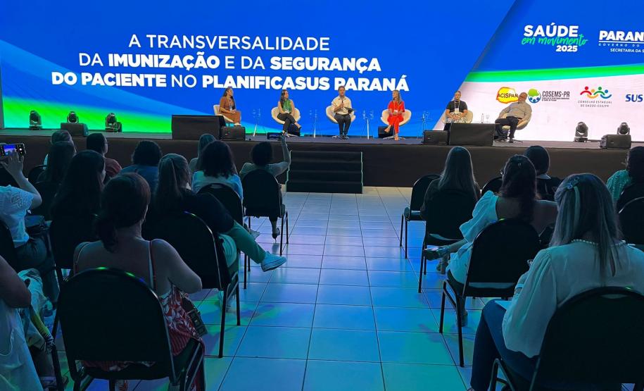 Saúde em Movimento: 3º Encontro Estadual do PlanificaSUS Paraná discute Segurança do Paciente e Imunização
