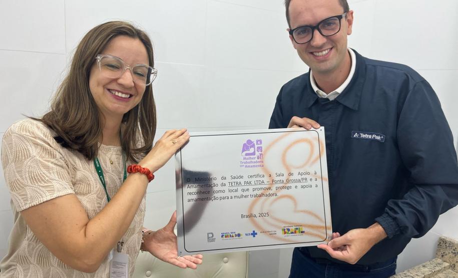 Paraná certifica mais uma sala de apoio à amamentação na região dos Campos Gerais