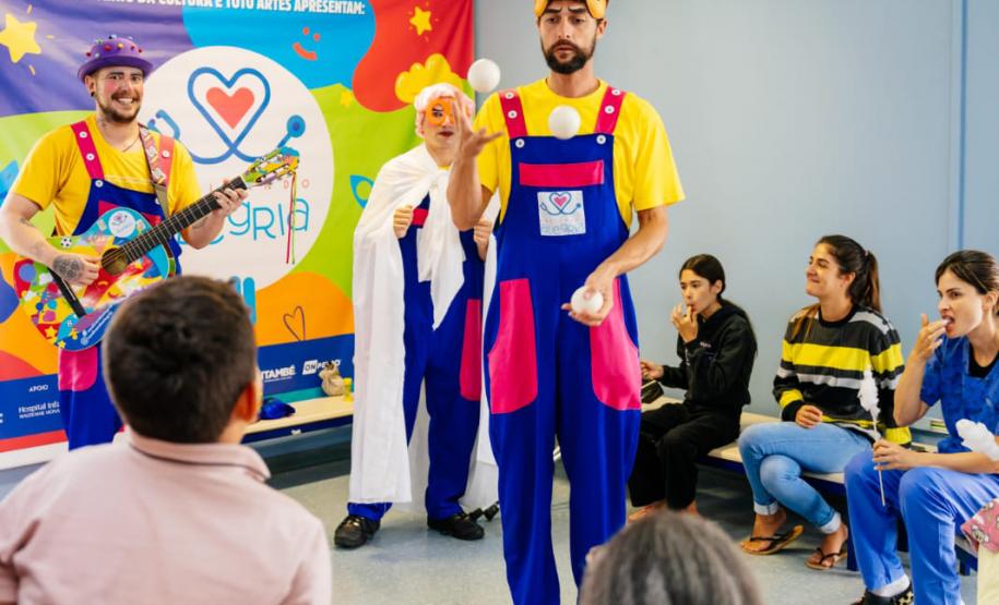 Hospital Infantil Monastier promove saúde humanizada com atividades lúdicas