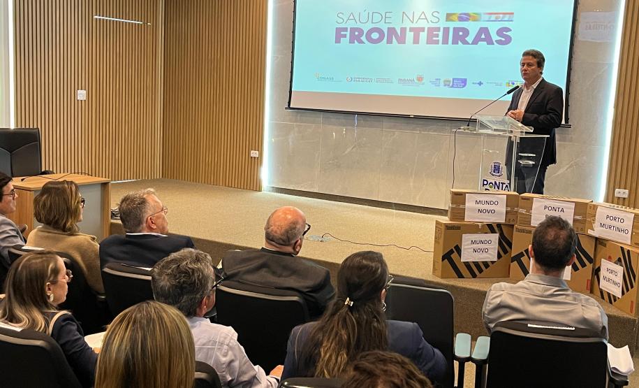 Paraná, Mato Grosso do Sul e Paraguai discutem vigilância em saúde nas fronteiras