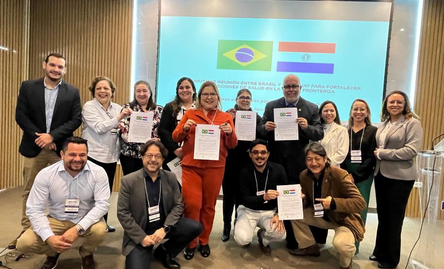 Paraná, Mato Grosso do Sul e Paraguai discutem vigilância em saúde nas fronteiras