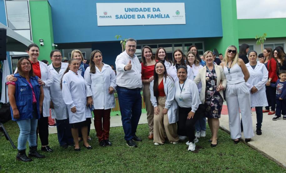 Com apoio do Governo, nova Unidade de Saúde da Família é inaugurada em Rio Branco do Sul