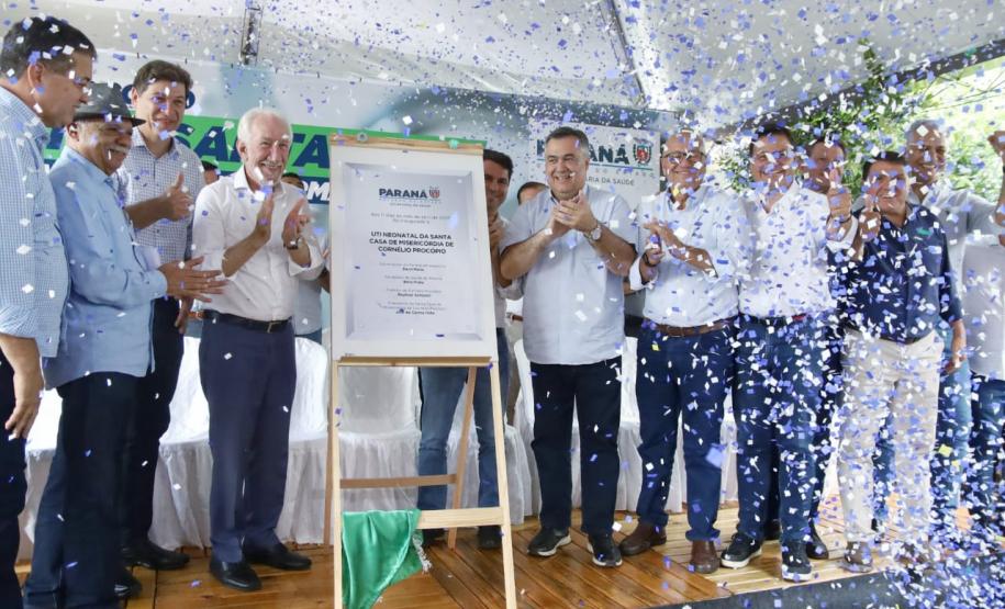 Darci Piana inaugura nova UTI neonatal da Santa Casa de Cornélio Procópio