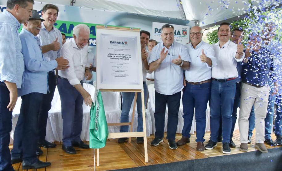 Darci Piana inaugura nova UTI neonatal da Santa Casa de Cornélio Procópio