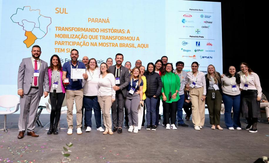 Iniciativas de municípios do Paraná são premiadas em congresso nacional de saúde