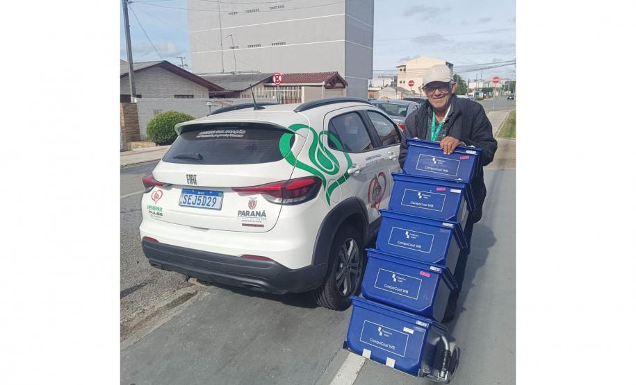 “Hemepar vai até você”: Paraná conta com serviço de coleta de bolsas de sangue