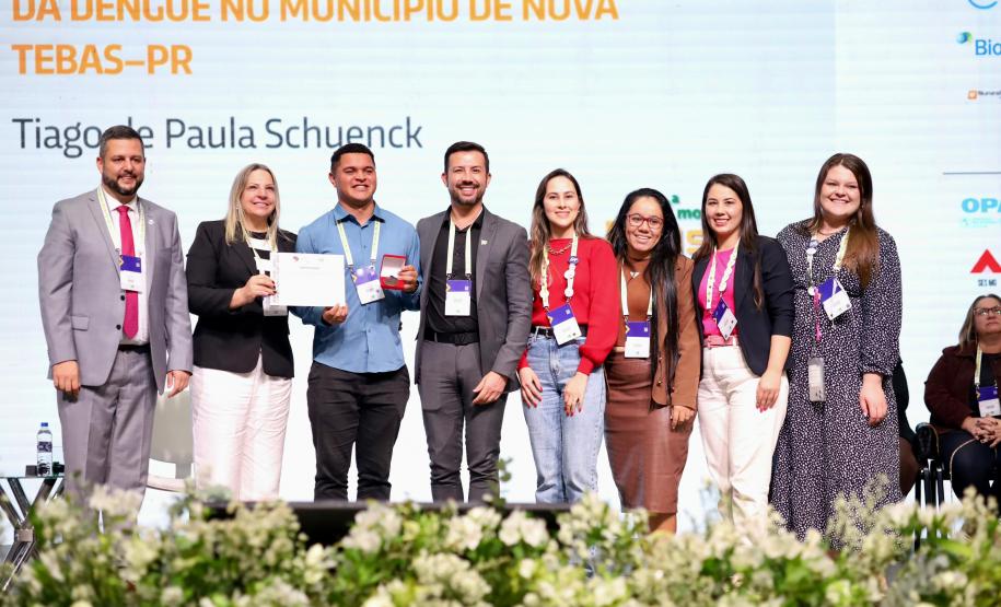 Iniciativas de municípios do Paraná são premiadas em congresso nacional de saúde