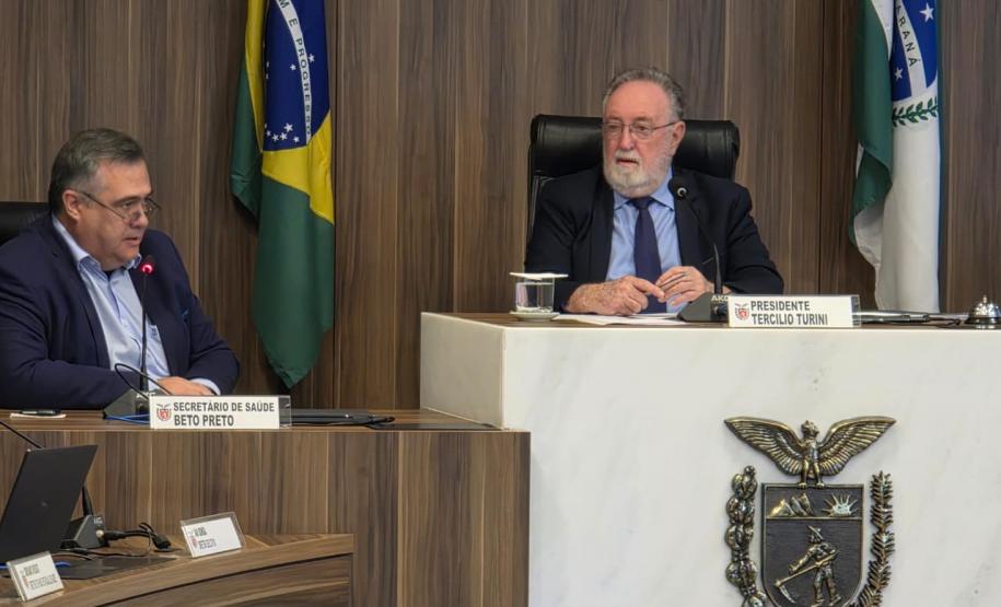 Saúde apresenta ações de combate aos vírus respiratórias e metas alcançadas na Alep