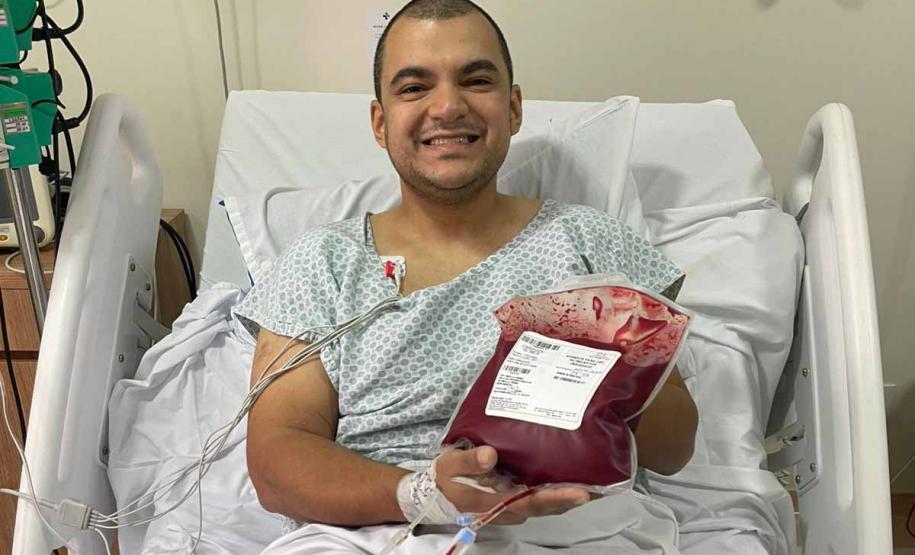 Ampolinha de esperança: morador do Paraná doa medula a paciente do Rio Grande do Norte