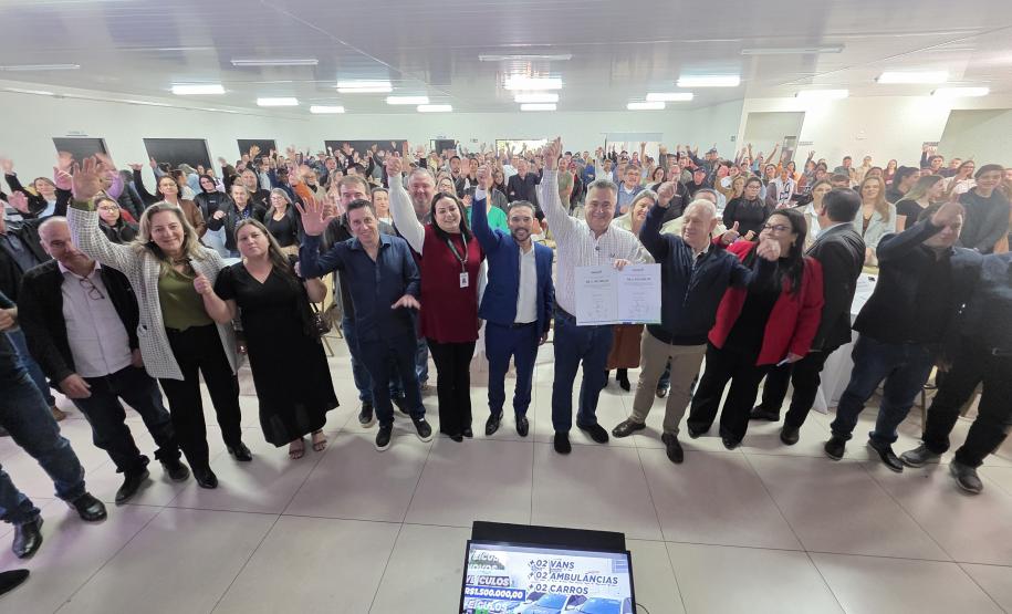 Estado anuncia nova UBS, 11 reformas e veículos de saúde de Santo Antônio do Sudoeste