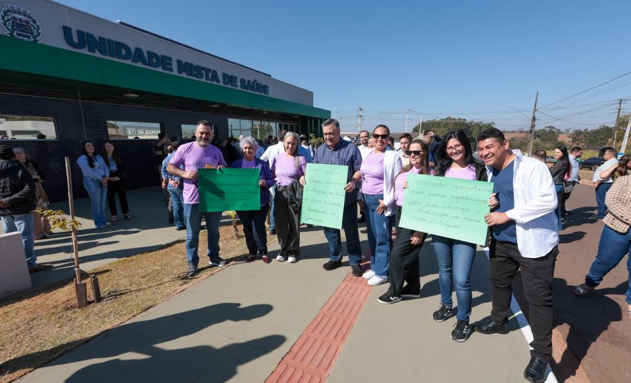 Ratinho Junior inaugura primeira Unidade Mista de Saúde do Paraná em Maria Helena