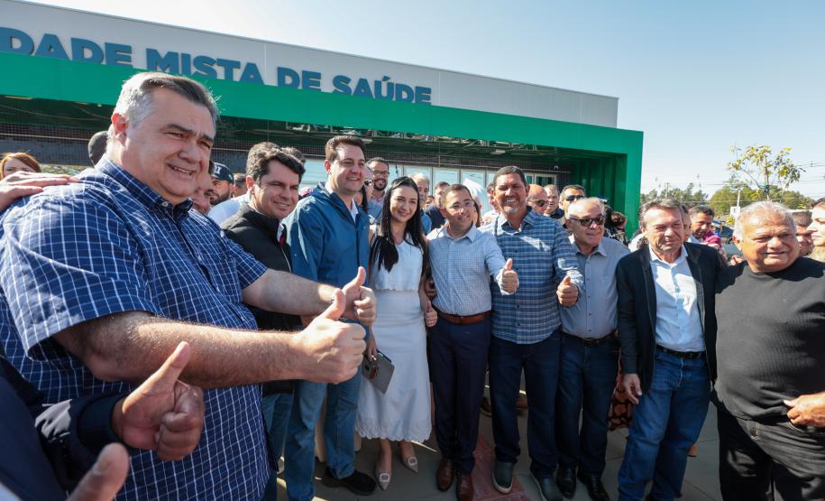 Ratinho Junior inaugura primeira Unidade Mista de Saúde do Paraná em Maria Helena