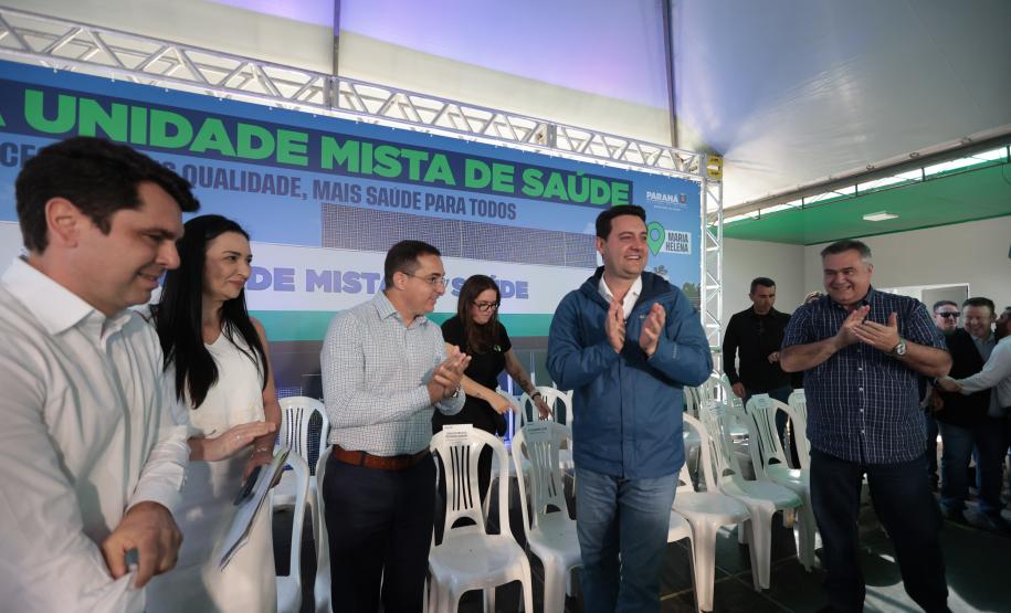 Ratinho Junior inaugura primeira Unidade Mista de Saúde do Paraná em Maria Helena