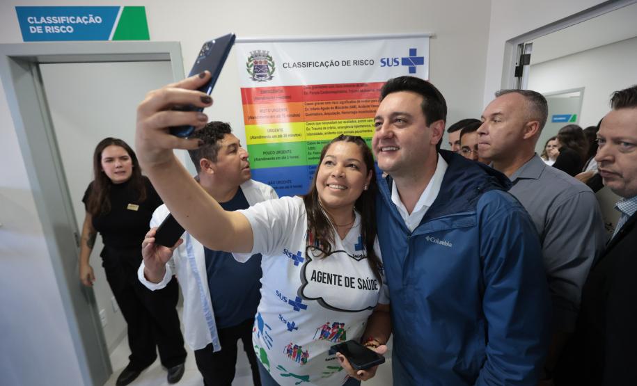 Ratinho Junior inaugura primeira Unidade Mista de Saúde do Paraná em Maria Helena