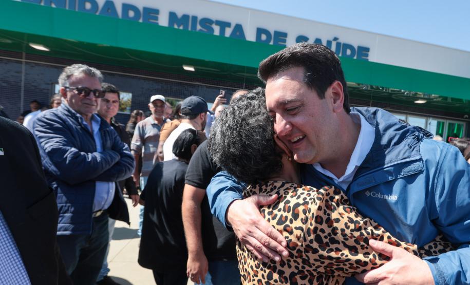 Ratinho Junior inaugura primeira Unidade Mista de Saúde do Paraná em Maria Helena