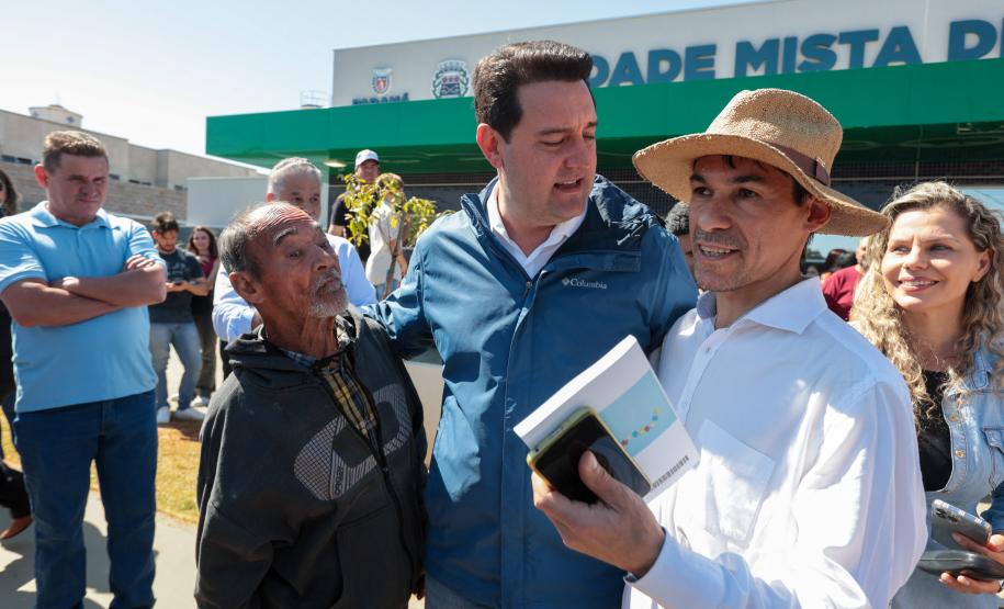 Ratinho Junior inaugura primeira Unidade Mista de Saúde do Paraná em Maria Helena