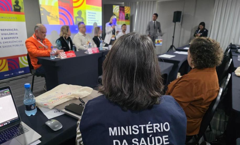 Saúde realiza simulado para resposta e vigilância em desastres por chuvas intensas