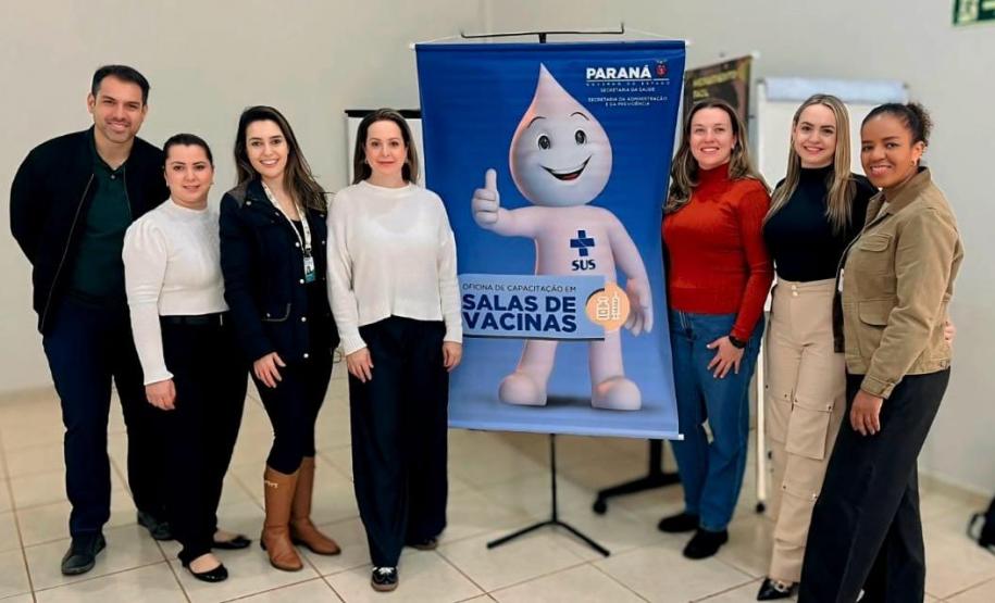 Saúde reforça capacitação de profissionais que atuam em salas de vacina no Estado