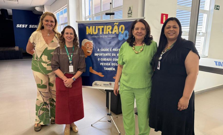 Estado promove capacitação na região Noroeste para aprimorar o cuidado à população idosa