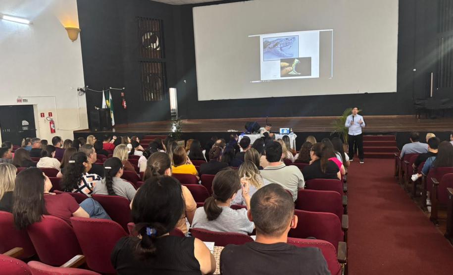 Saúde faz capacitação sobre acidentes com animais peçonhentos no Norte Pioneiro