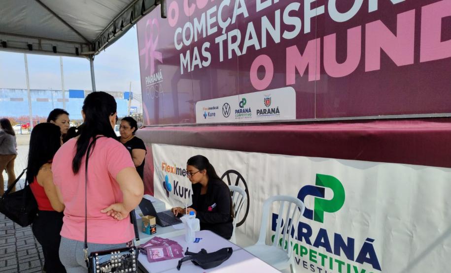 Carreta Saúde da Mulher inicia os atendimentos em São José dos Pinhais