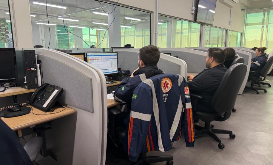 Regulação do SAMU Litoral em Curitiba garante mais agilidade no atendimento à população